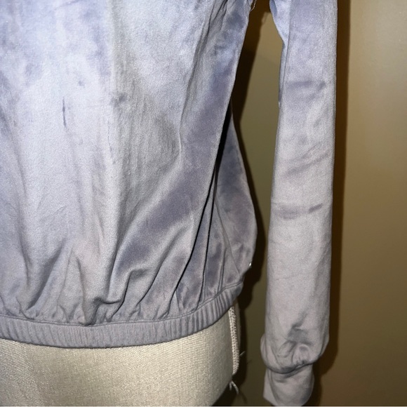 Zella Lavender Fleece Girls Size L 10/12 Crop Top Sweater - Picture 4 of 10